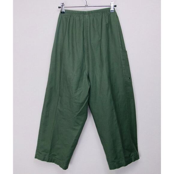 Allison Daley Cargo Capri Military Green Size 12 Casual Beach Errands Travel - Picture 9 of 12